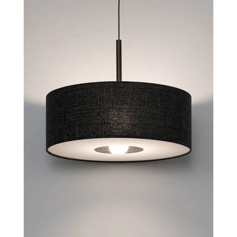 Підвісний світильник, люстра Nowodvorski 11659 Amarela M E27 1x25W IP20 графітовий