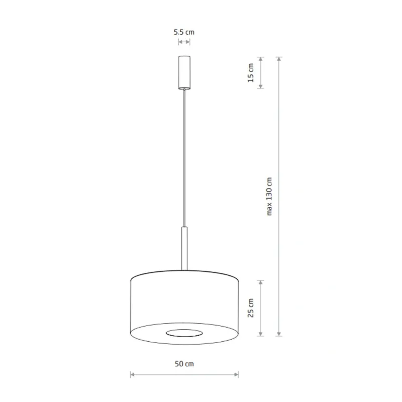 Підвісний світильник, люстра Nowodvorski 11659 Amarela M E27 1x25W IP20 графітовий