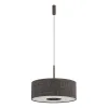 Підвісний світильник, люстра Nowodvorski 11659 Amarela M E27 1x25W IP20 графітовий