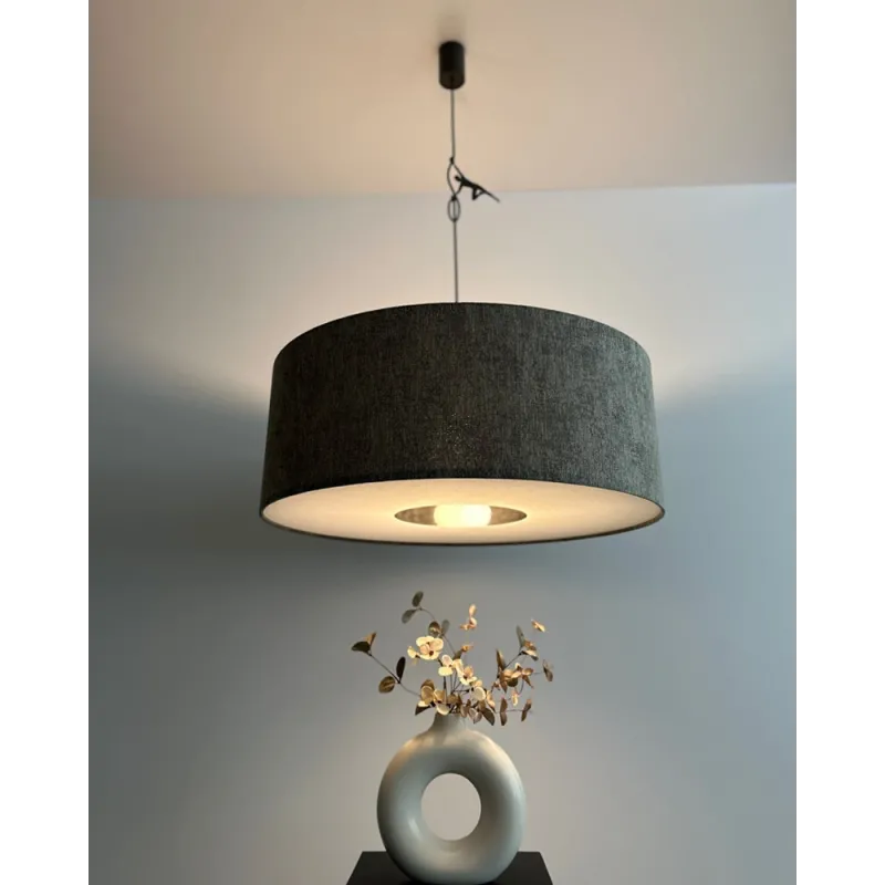 Підвісний світильник, люстра Nowodvorski 11675 Lago L E27 1x25W IP20 сірий