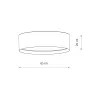 Люстра Nowodvorski 11680 Lago M E27 4x15W IP20 сіра