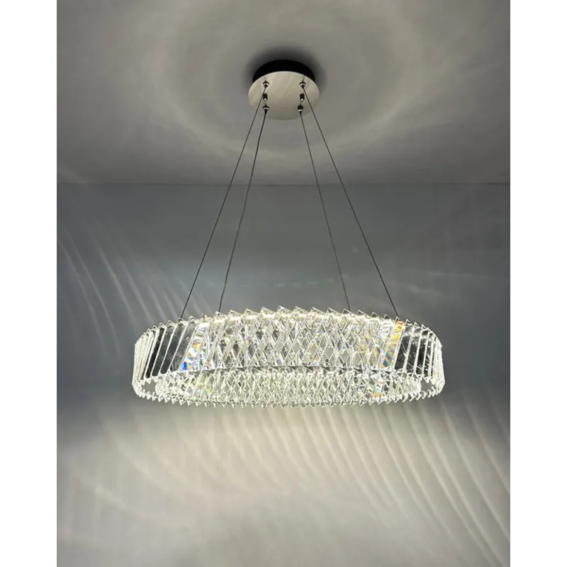 Підвісний світильник, люстра Nowodvorski 11705 Luxora Round LED 1x30W 3000K 2700Lm IP20 хром