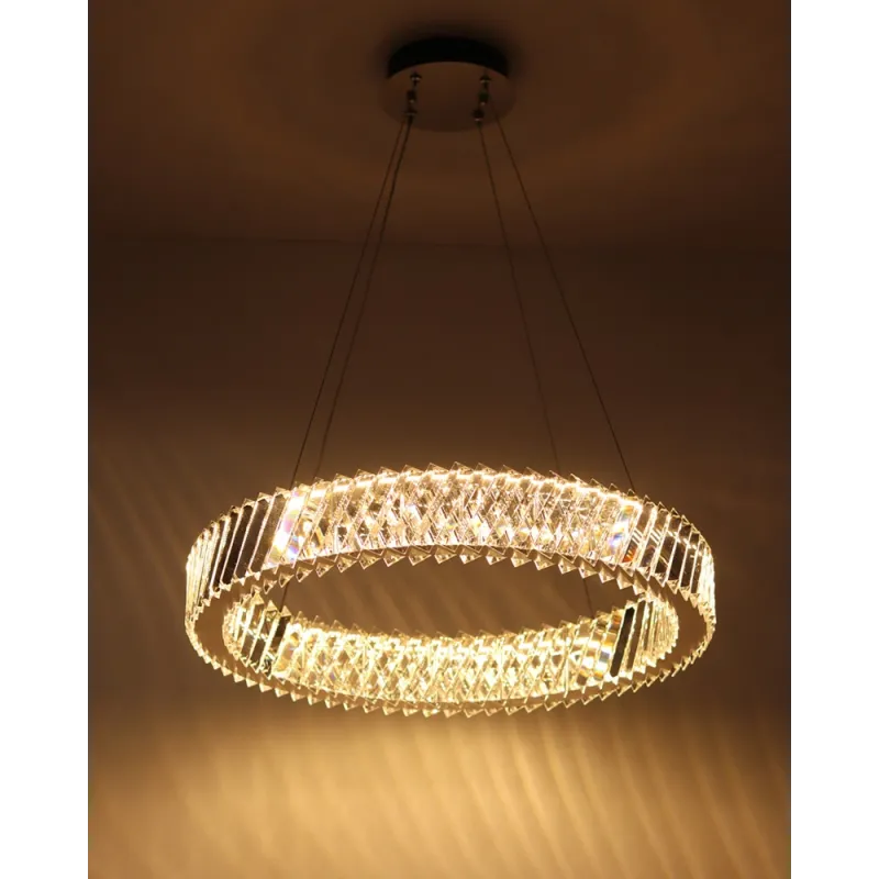 Підвісний світильник, люстра Nowodvorski 11706 Luxora Round LED 1x38W 3000K 3400Lm IP20 хром