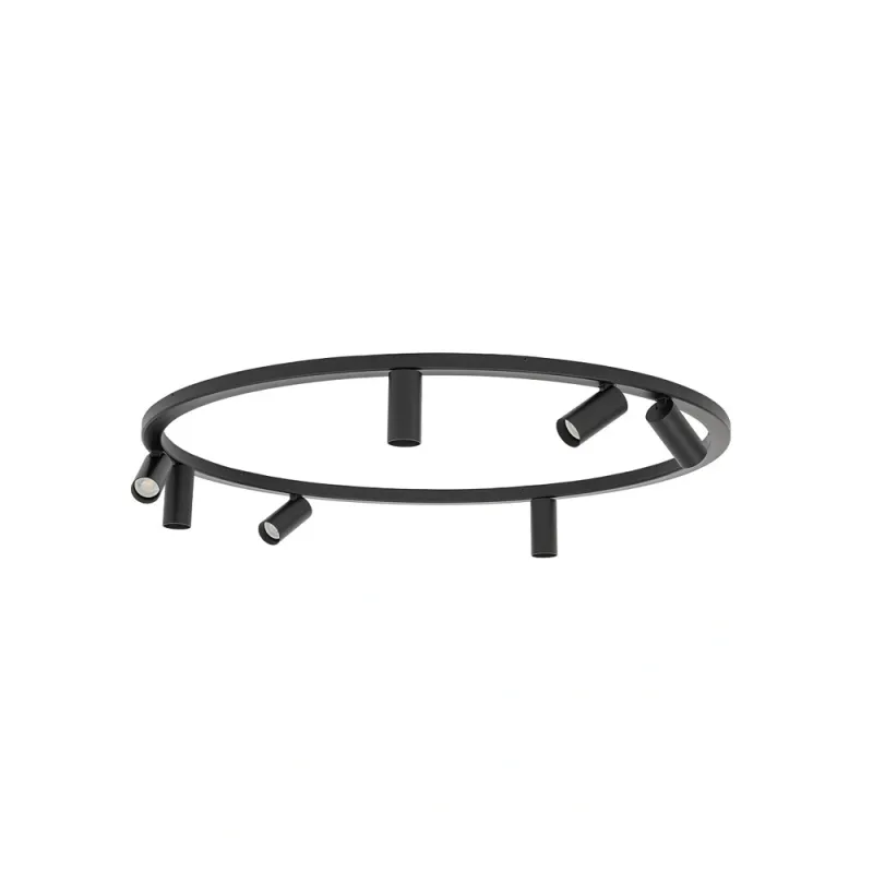 Люстра Nowodvorski 11944 Fourty Round GU10 R35 7x10W IP20 чорна