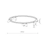 Люстра Nowodvorski 11948 Fourty Round GU10 R35 7x10W IP20 бежева