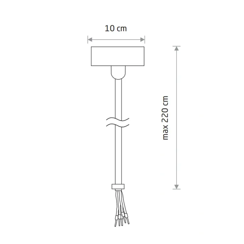 Підвіс Nowodvorski 8283 CTLS Power Supply Kit 3 Circuit IP20 чорний