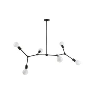 Люстра Nowodvorski 9138 Twig E27 6x25W IP20 чорна