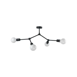 Люстра Nowodvorski 9140 Twig E27 4x25W IP20 чорна