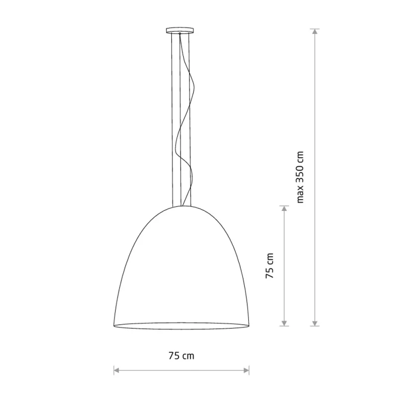 Підвісний світильник, люстра Nowodvorski 9025 Egg XL E27 7x25W IP20 білий