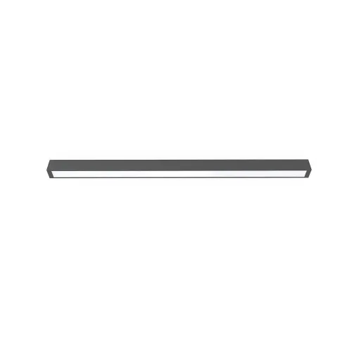 Світильник стельовий Nowodvorski 7551 Straight Ceiling LED T8LED 1x22W 3000K 3200Lm IP20 графітовий
