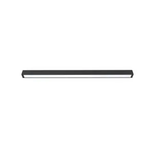 Світильник стельовий Nowodvorski 7600 Straight Ceiling LED T8LED 1x22W 3000K 3200Lm IP20 чорний