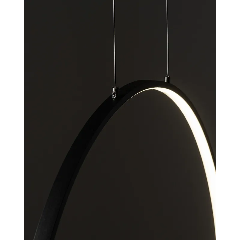 Люстра Nowodvorski 10810 Circolo LED S 1x18W 3000K 560Lm IP20 чорна