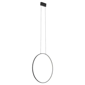 Люстра Nowodvorski 10811 Circolo LED M 1x21W 3000K 660Lm IP20 чорна