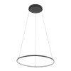 Люстра Nowodvorski 10812 Circolo LED M 1x21W 3000K 660Lm IP20 чорна