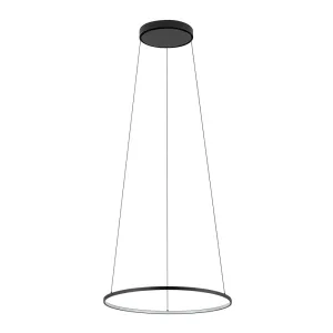 Люстра Nowodvorski 10813 Circolo LED S 1x18W 3000K 560Lm IP20 чорна