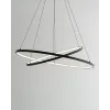 Люстра Nowodvorski 10814 Circolo LED 2x35W 3000K 1200Lm IP20 чорна
