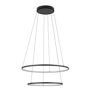 Люстра Nowodvorski 10814 Circolo LED 2x35W 3000K 1200Lm IP20 чорна