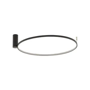 Люстра Nowodvorski 10815 Circolo LED M 1x21W 3000K 660Lm IP20 чорна
