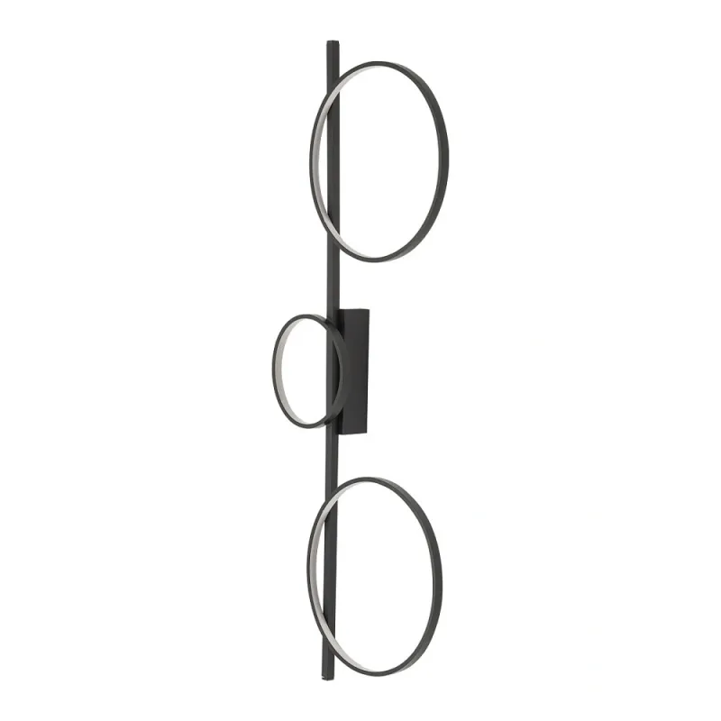 Люстра Nowodvorski 10816 Circolo LED 3x33W 3000K 1100Lm IP20 чорна