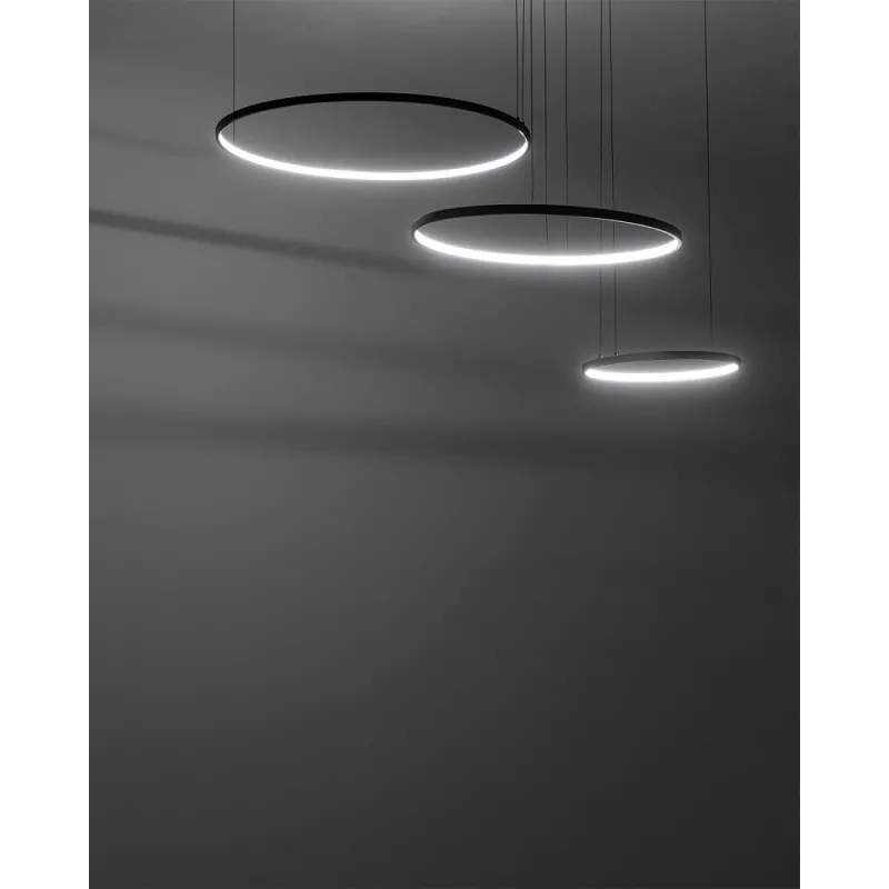 Люстра Nowodvorski 10817 Circolo LED 3x45W 3000K 1600Lm IP20 чорна
