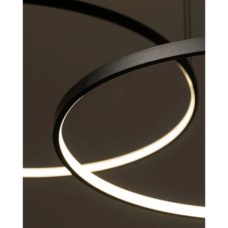 Люстра Nowodvorski 10817 Circolo LED 3x45W 3000K 1600Lm IP20 чорна