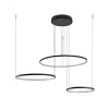 Люстра Nowodvorski 10817 Circolo LED 3x45W 3000K 1600Lm IP20 чорна