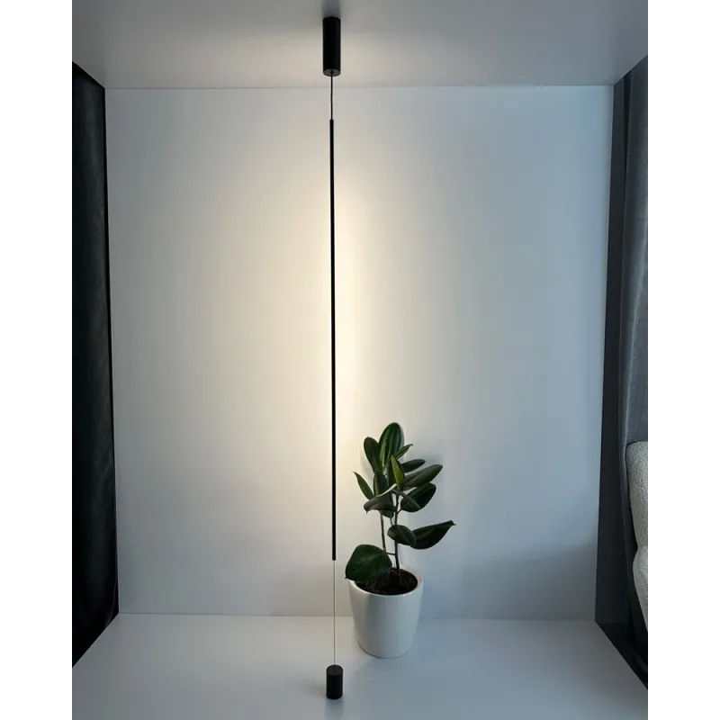 Підвісний світильник, люстра Nowodvorski 10857 Vertic LED 1x19W 4000K 700Lm IP20 чорний