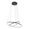 Люстра Nowodvorski 10864 Circolo LED 2x35W 4000K 1300Lm IP20 чорна