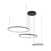 Люстра Nowodvorski 10867 Circolo LED 3x45W 4000K 1800Lm IP20 чорна