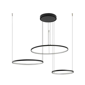 Люстра Nowodvorski 10867 Circolo LED 3x45W 4000K 1800Lm IP20 чорна