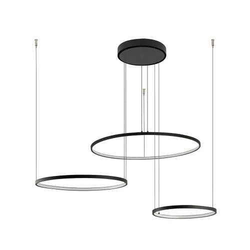 Люстра Nowodvorski 10867 Circolo LED 3x45W 4000K 1800Lm IP20 чорна