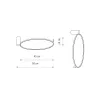 Люстра Nowodvorski 10928 Circolo LED S 1x18W 3000K 560Lm IP20 чорна
