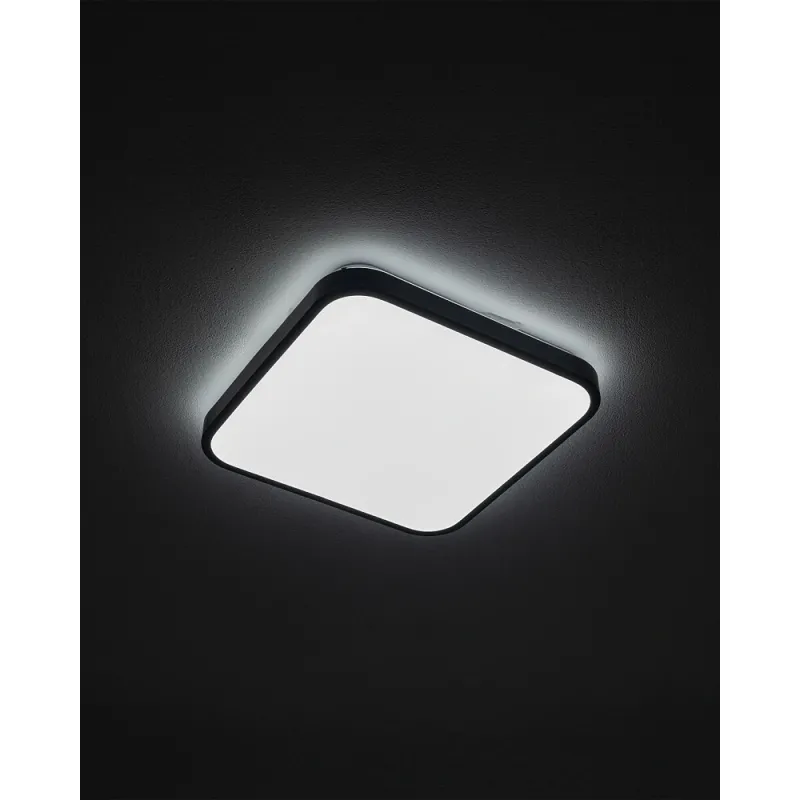 Світильник стельовий Nowodvorski 10984 Agnes Square LED PRO 1x16W 4000K 1300Lm IP44 чорний