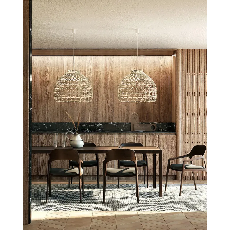 Підвісний світильник, люстра Nowodvorski 11152 Boho L E27 1x25W IP20 бежевий