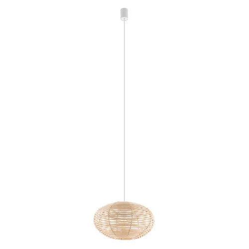 Підвісний світильник, люстра Nowodvorski 11153 Rattan S E27 1x25W IP20 бежевий