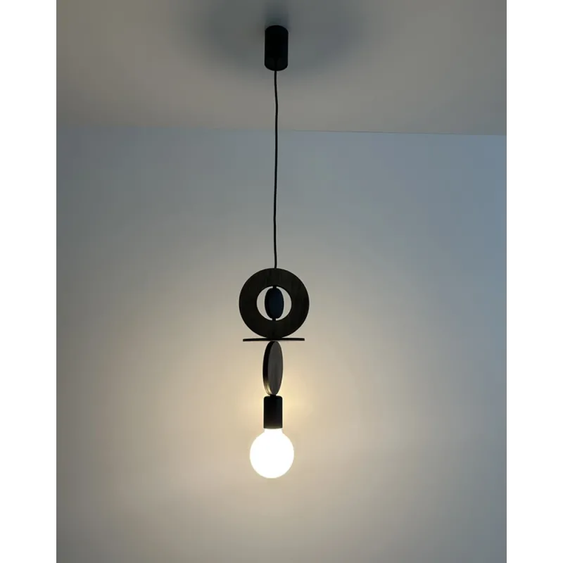 Підвісний світильник, люстра Nowodvorski 11175 Drops Wood C E27 1x25W IP20 коричневий
