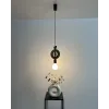 Підвісний світильник, люстра Nowodvorski 11180 Drops Wood F E27 1x25W IP20 чорний