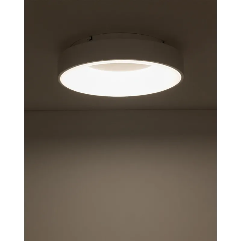 Світильник стельовий Nowodvorski 11200 Nikki Round LED 1x32W 3000K 2700Lm IP20 білий