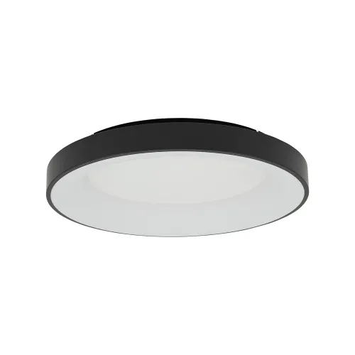 Світильник стельовий Nowodvorski 11208 Nikki Round LED 1x60W 3000K 5200Lm IP20 чорний