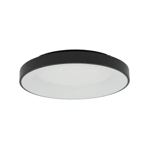 Світильник стельовий Nowodvorski 11212 Nikki Round LED 1x60W 4000K 5400Lm IP20 чорний