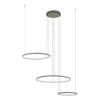 Люстра Nowodvorski 11398 Circolo LED 3x45W 3000K 1600Lm IP20 оливкова