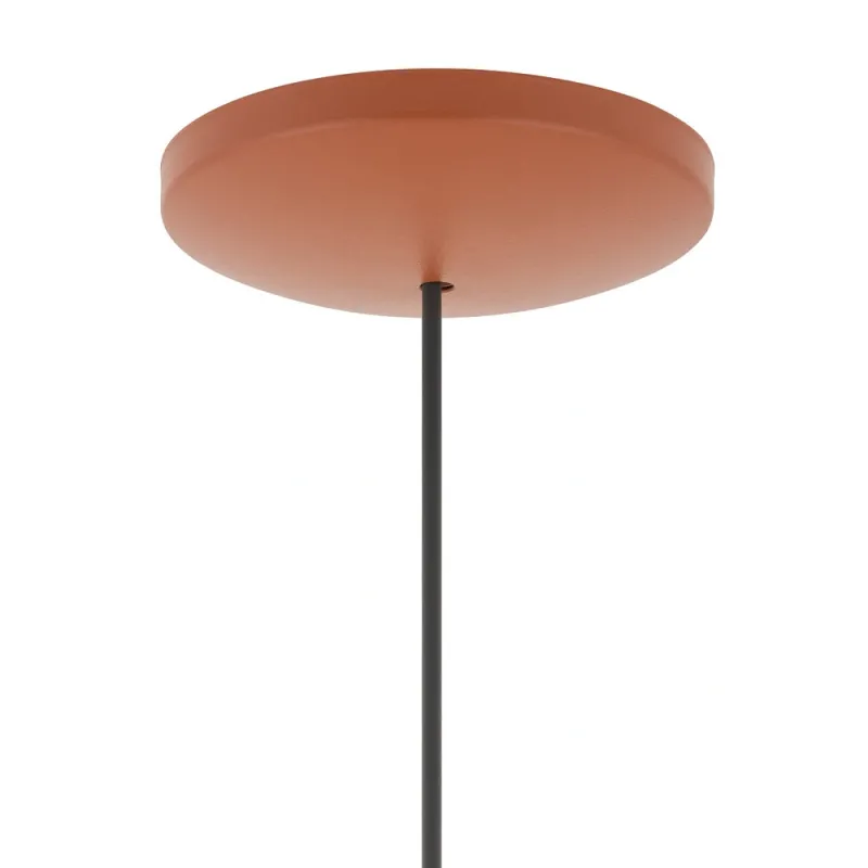 Підвісний світильник, люстра Nowodvorski 11496 Pumpkin S GU10 1x10W IP20 теракотовий
