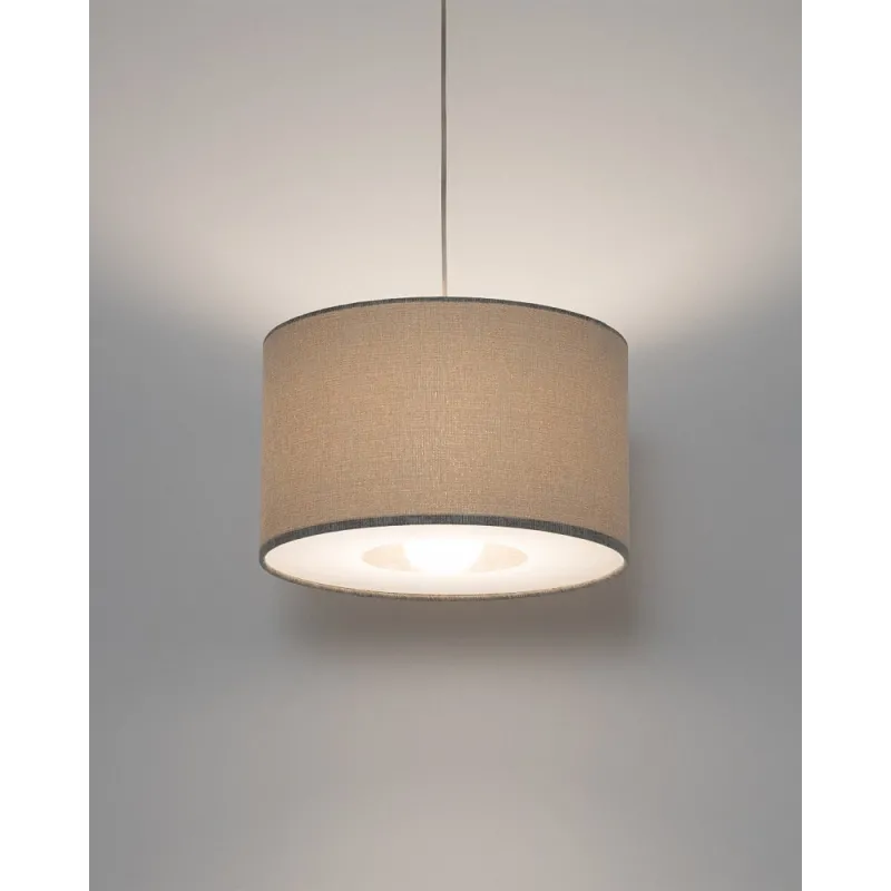 Підвісний світильник, люстра Nowodvorski 11664 Cedro S E27 1x15W IP20 світло-сірий