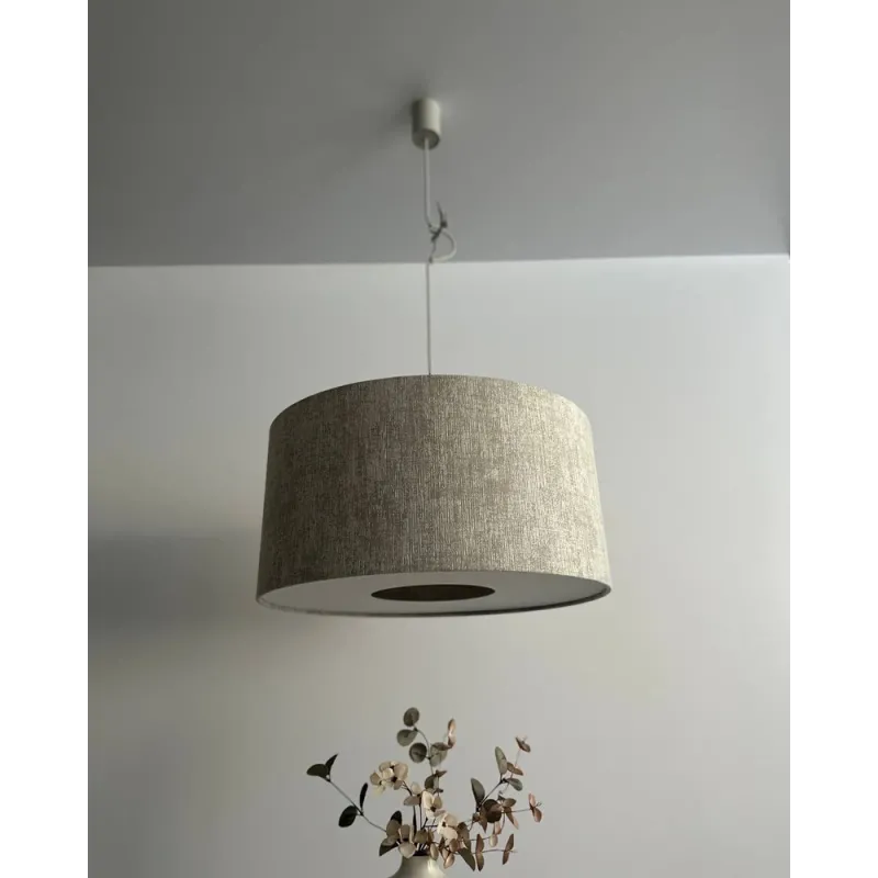 Підвісний світильник, люстра Nowodvorski 11665 Cedro M E27 1x25W IP20 світло-сірий