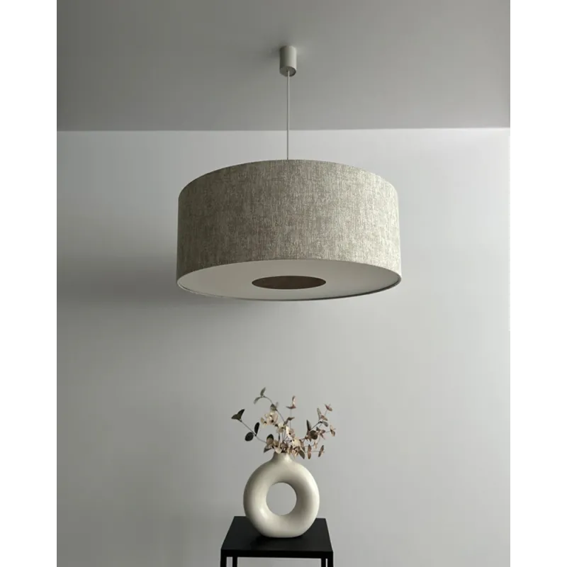 Підвісний світильник, люстра Nowodvorski 11666 Cedro L E27 1x25W IP20 світло-сірий