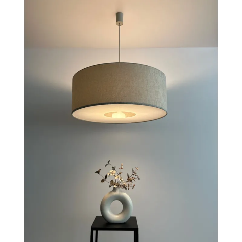 Підвісний світильник, люстра Nowodvorski 11666 Cedro L E27 1x25W IP20 світло-сірий