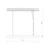 Світильник стельовий Nowodvorski 10214 CL Office Pro LED 1x40W 4000К 4710Lm IP20 чорний