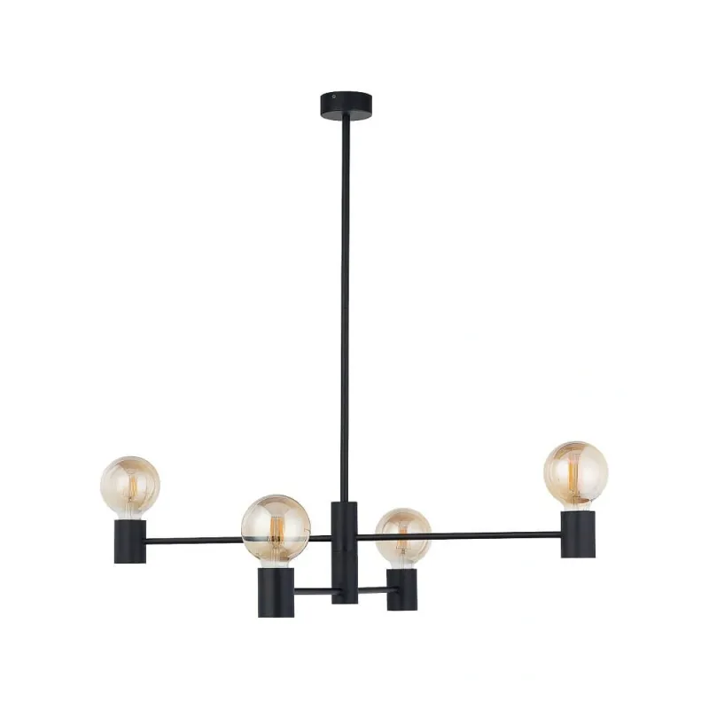 Люстра Nowodvorski 7931 Radius E27 4x25W IP20 чорна