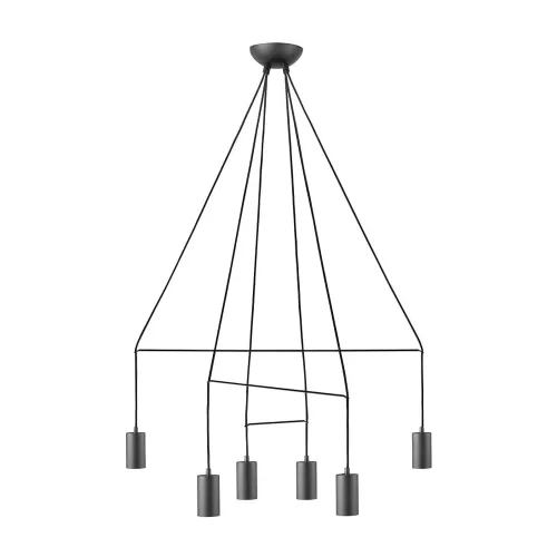 Люстра Nowodvorski 9677 Imbria GU10 6x10W IP20 чорна