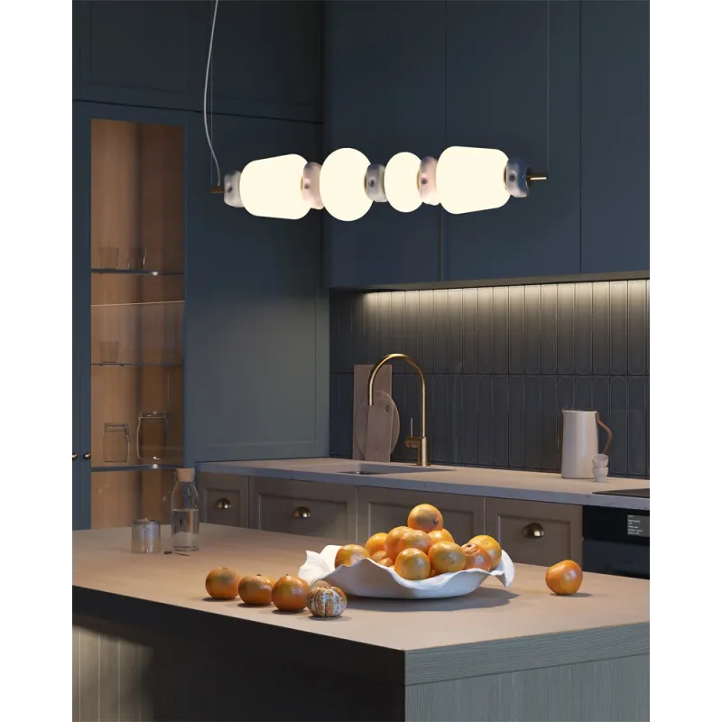 Підвісний світильник, люстра Nowodvorski 11700 Ceramic Horizontal LED 1x22W 3000K 1750Lm IP20 білий